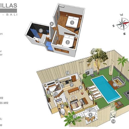 3Br Villa Rabu - Minggu Villas Seminyak Экстерьер фото